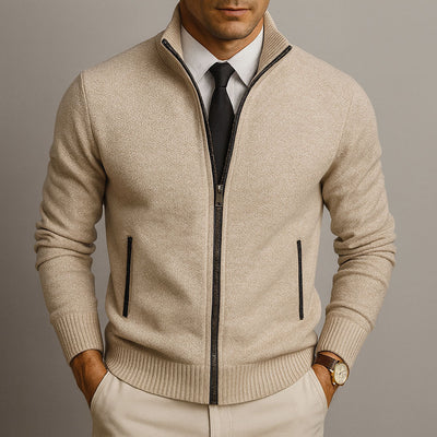 VINCENT™|CARDIGAN ZIP ELEGANTE