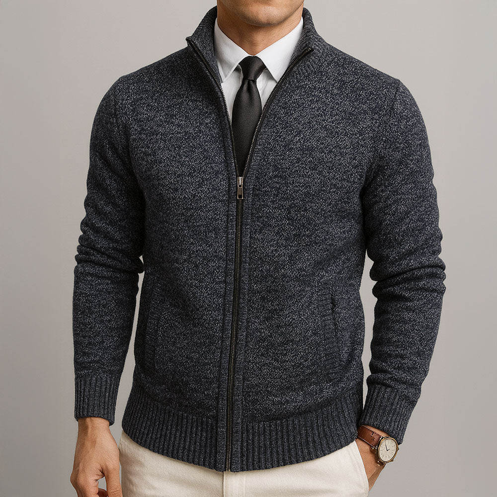 VINCENT™|CARDIGAN ZIP ELEGANTE