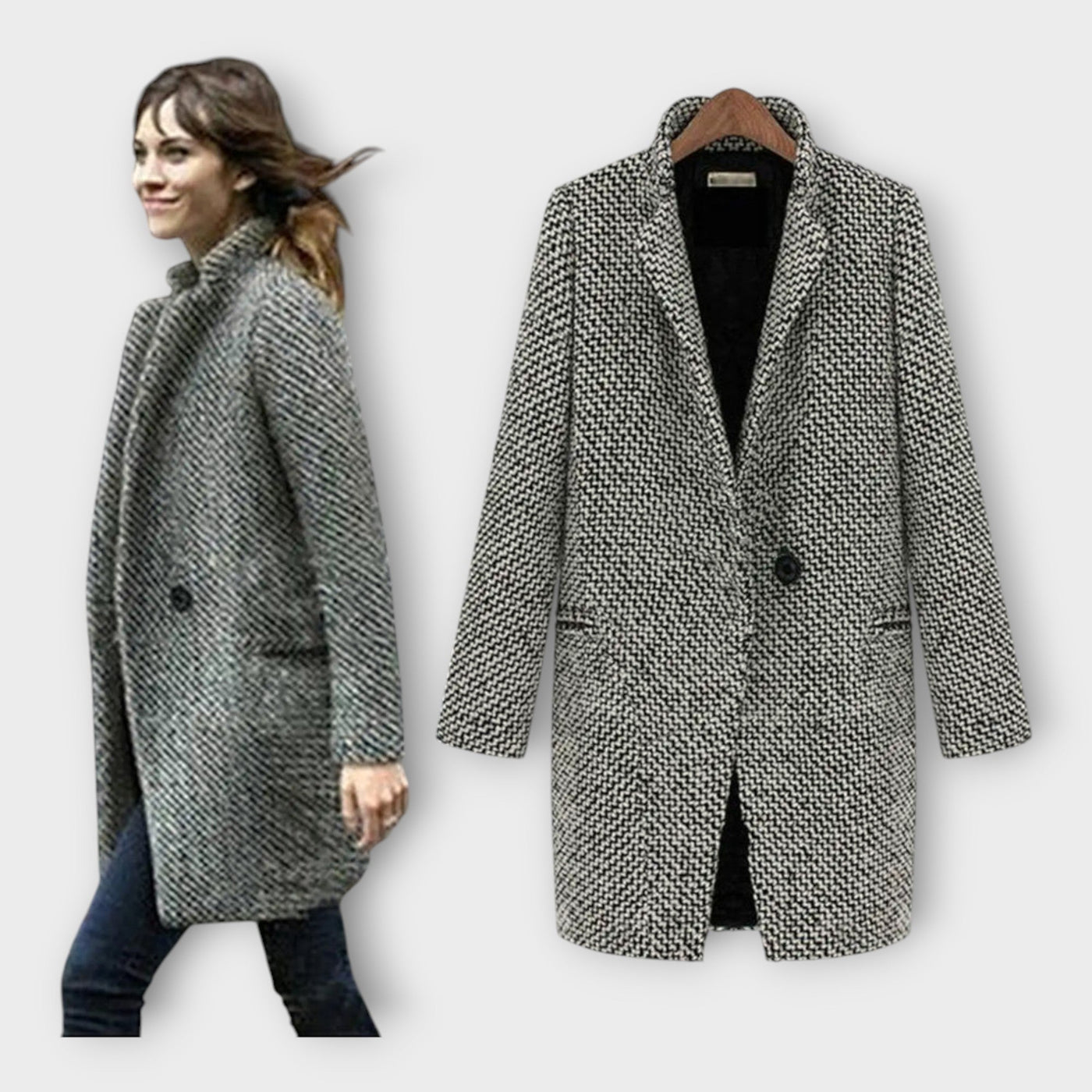 Cappotto di lana elegante dallo stile intramontabile
